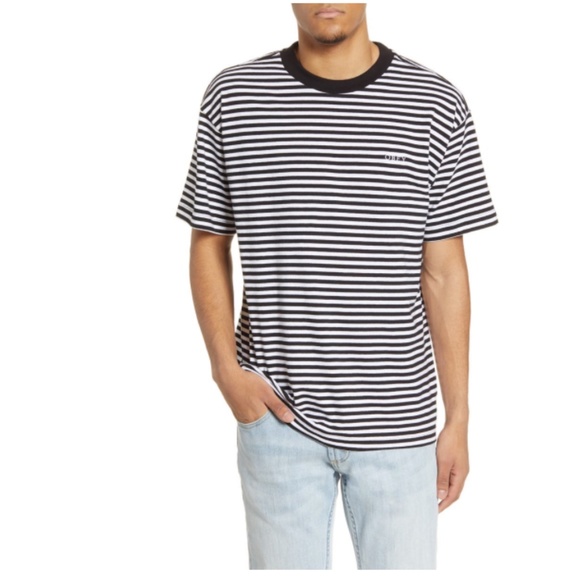 OBEY- Apex Striped Crew Sk8R Shirt (NWT) - Picture 6 of 15